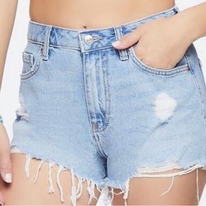 NWT Denim Mom Shorts
